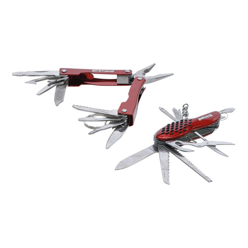 Jeu d’outils multifonctions inoxydable 2 pièces BGS