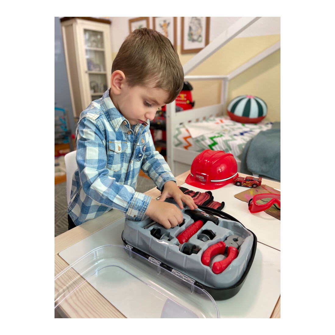 Jeu d’outils pour enfants avec boîte à outils, 21 pcs KS Tools