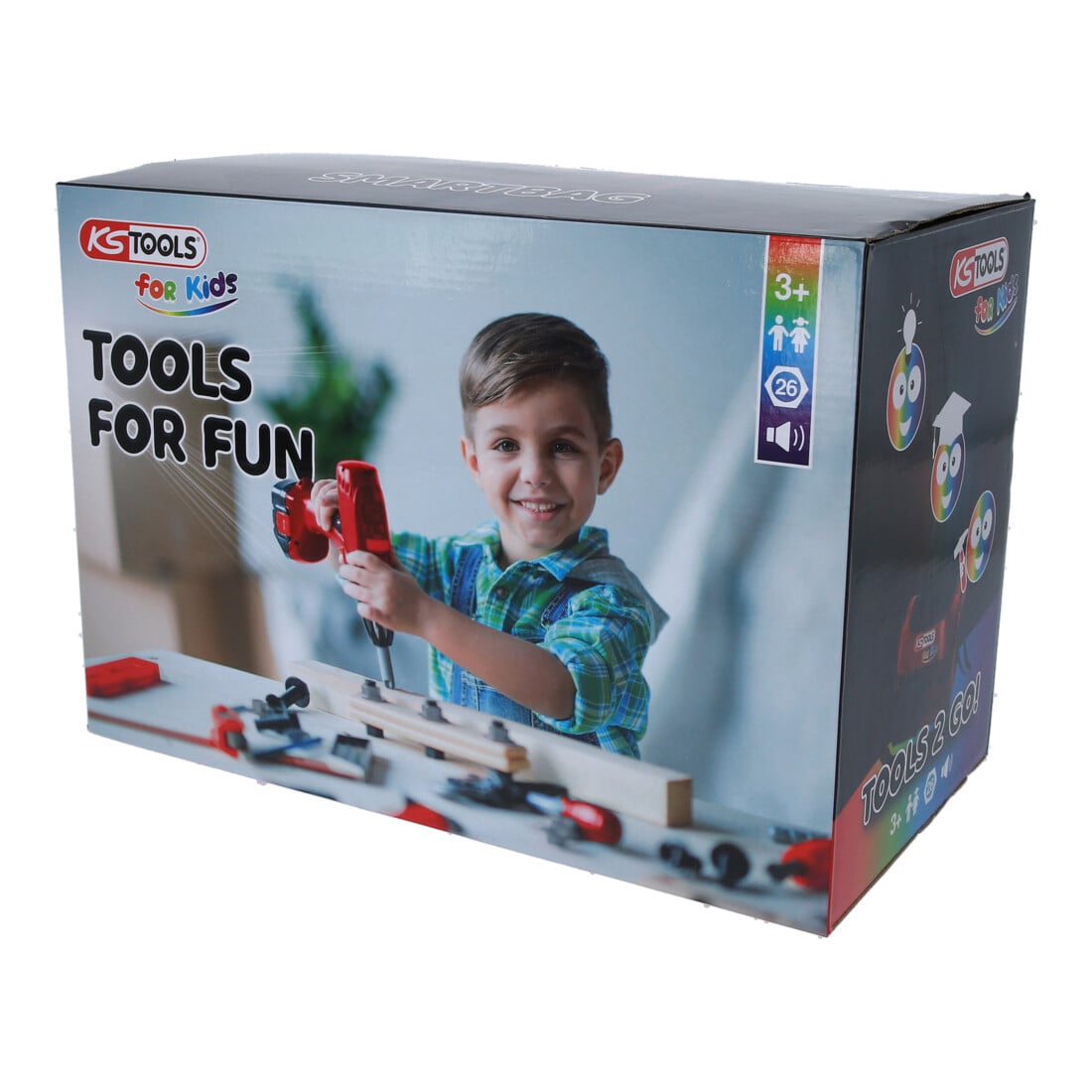 Jeu d’outils pour enfants avec sac SMARTBAG, 26 pcs KS Tools