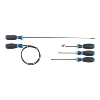 Jeu d’outils pour l’acheminement de câbles 5 pièces Kraftmann