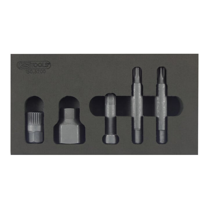 Jeu d'outils pour poulie crantées à courroies en V, 5 pcs