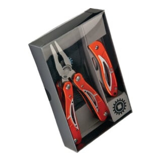 Jeu multi-outils inox 10pces av.couteau pliant extra PEDDINGHAUS