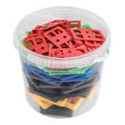 Jeux de cales de réglage, assortiment de 155 pièces triées