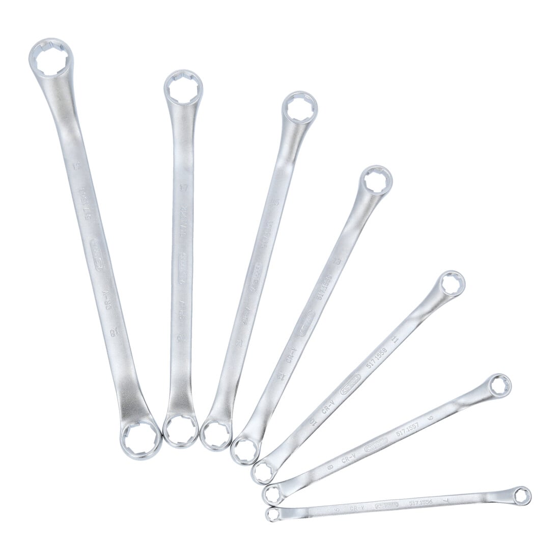 Jeux de clés polygonales RESCUEpower KS Tools coudée 7 pcs 6-19 mm