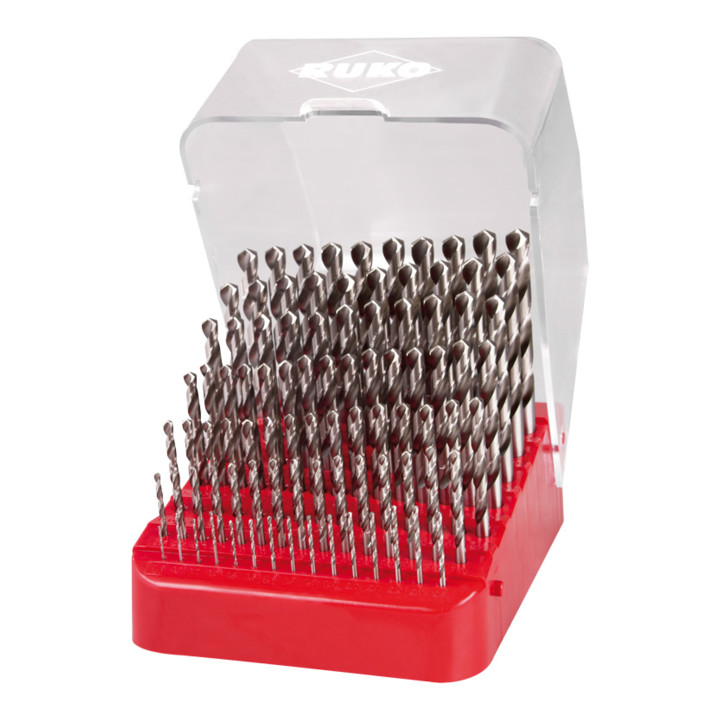 Jeux de forets DIN 338 type N HSS G taillés meulés coffret métallique