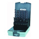 Jeux de forets DIN 338 type TL 3000 HSS TiAlN taillés meulés en cassette ABS