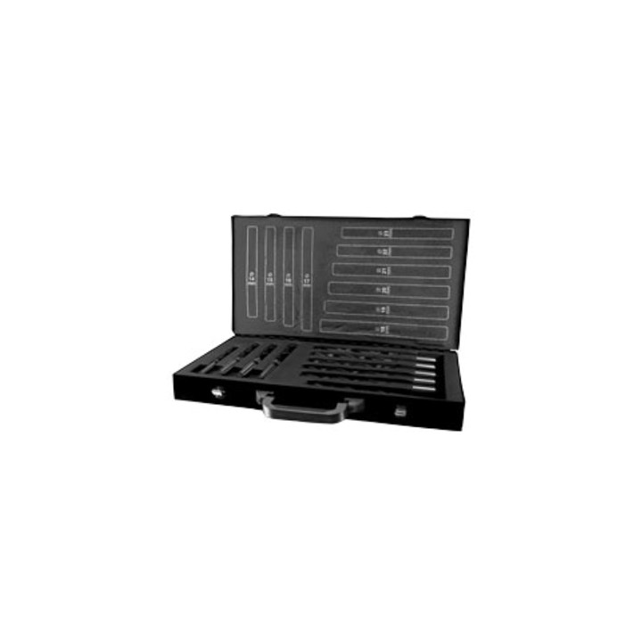 Jeux de forets DIN 345 HSS en cassette acier