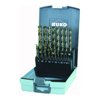 Jeux de forets RUKO en cassette ABS DIN 338