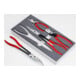 Jeux de pinces, sur plateaux en mousse Knipex