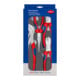 Jeux de pinces, sur plateaux en mousse Knipex