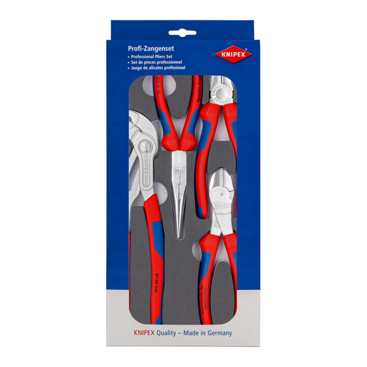 Jeux de pinces, sur plateaux en mousse Knipex