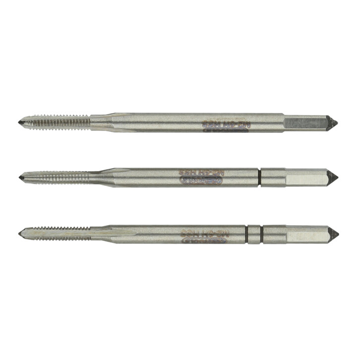 Jeux de tarauds à main HSS M, M2x0,4, 3 pcs.