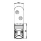Athmer OHG Schall-Ex Ultra joint de porte WS No.1-290 déclenchement bilatéral-1