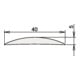 Athmer OHG 90 joint de porte de seuil en aluminium n° 3-111 longueur anodisé argent-1