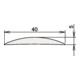 Athmer OHG 90 joint de porte de seuil en aluminium n° 3-111 longueur anodisé argent-1