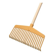 JOST Appareil combiné 2 en 1 râteau + fourche, plastique, jaune