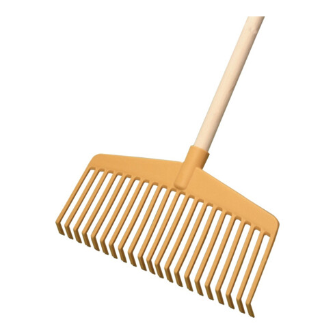 JOST Balai à feuilles jaune