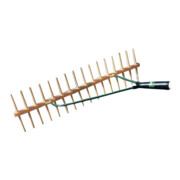 JOST Râteau à foin en plastique double face 16 dents