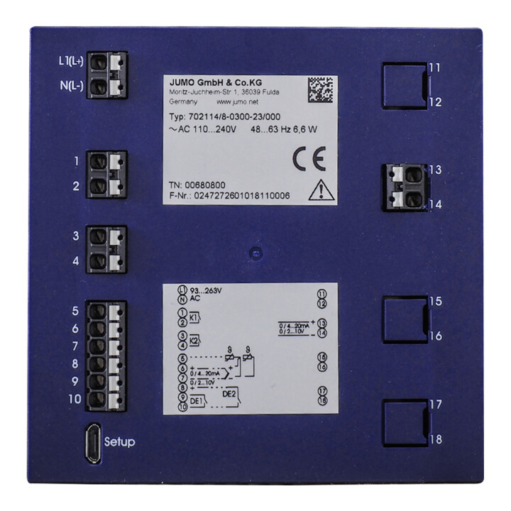 jumo Régulateur compact diraTRON 104