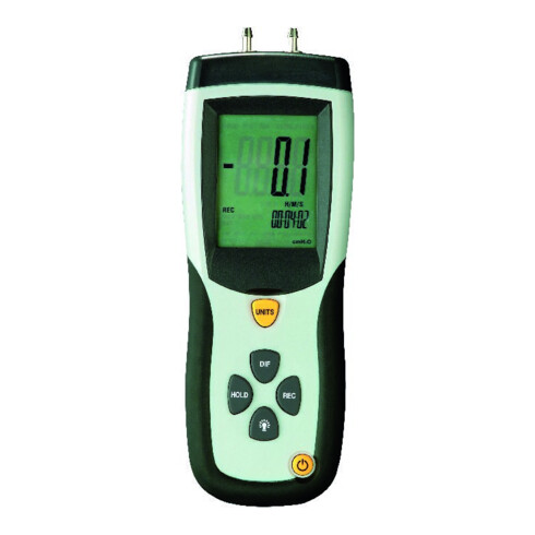 JUMTEC DM-100 Druckmessgerät v. +- 0-200mbar Standard