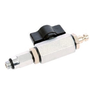 JUMTEC Prüfanschluss 1/8" AG mit Schnellkupplung Gas
