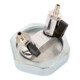 JUMTEC Raccord de contrôle gaz tuyau unique DN40 avec 2 robinets à boisseau + surveillance-1