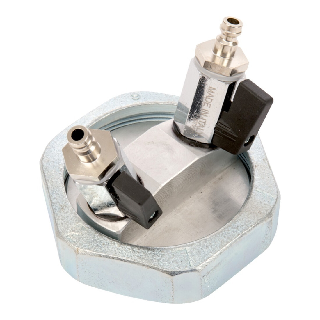 JUMTEC Raccord de contrôle gaz tuyau unique DN40 avec 2 robinets à boisseau + surveillance