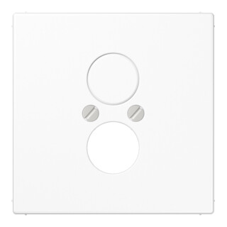 Jung Abdeckung aws für 2 Kleinst.Dosen LS 962 WW