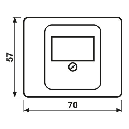 Jung Abdeckung aws für TAE-Dose SL 569 T WW