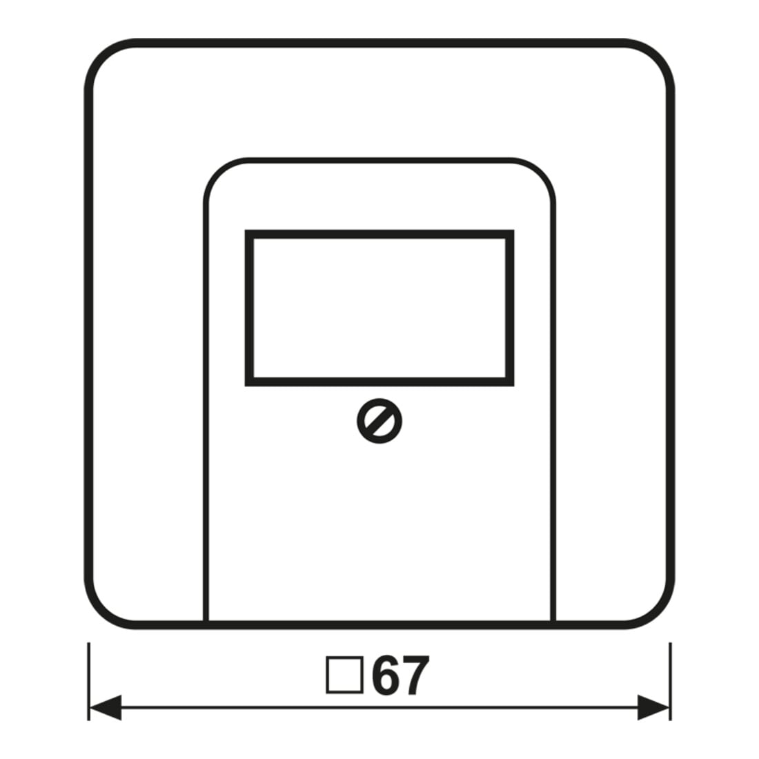 Jung Abdeckung br für TAE-Dose CD 569 T