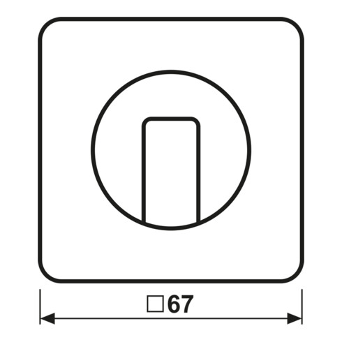 Jung Abdeckung für Drehschalter CD 1541 WW