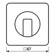 Jung Abdeckung für Drehschalter CD 1541 WW-3