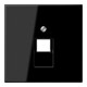 Jung Abdeckung noire pour prise IAE/UAE LS 969-1 UA