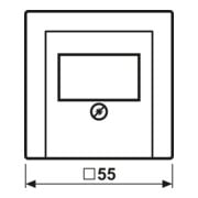 Jung Abdeckung sw für TAE-Dose A 569 PLT-3