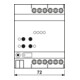 Jung Actionneur universel dimmable KNX LED, 4 canaux, 4 UI 39004 1S R