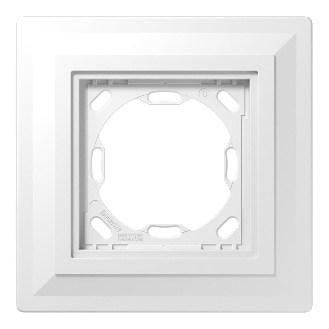 Jung Adaptateur d’encastrement 1-f. montage affleurant PA 981 G 125-0