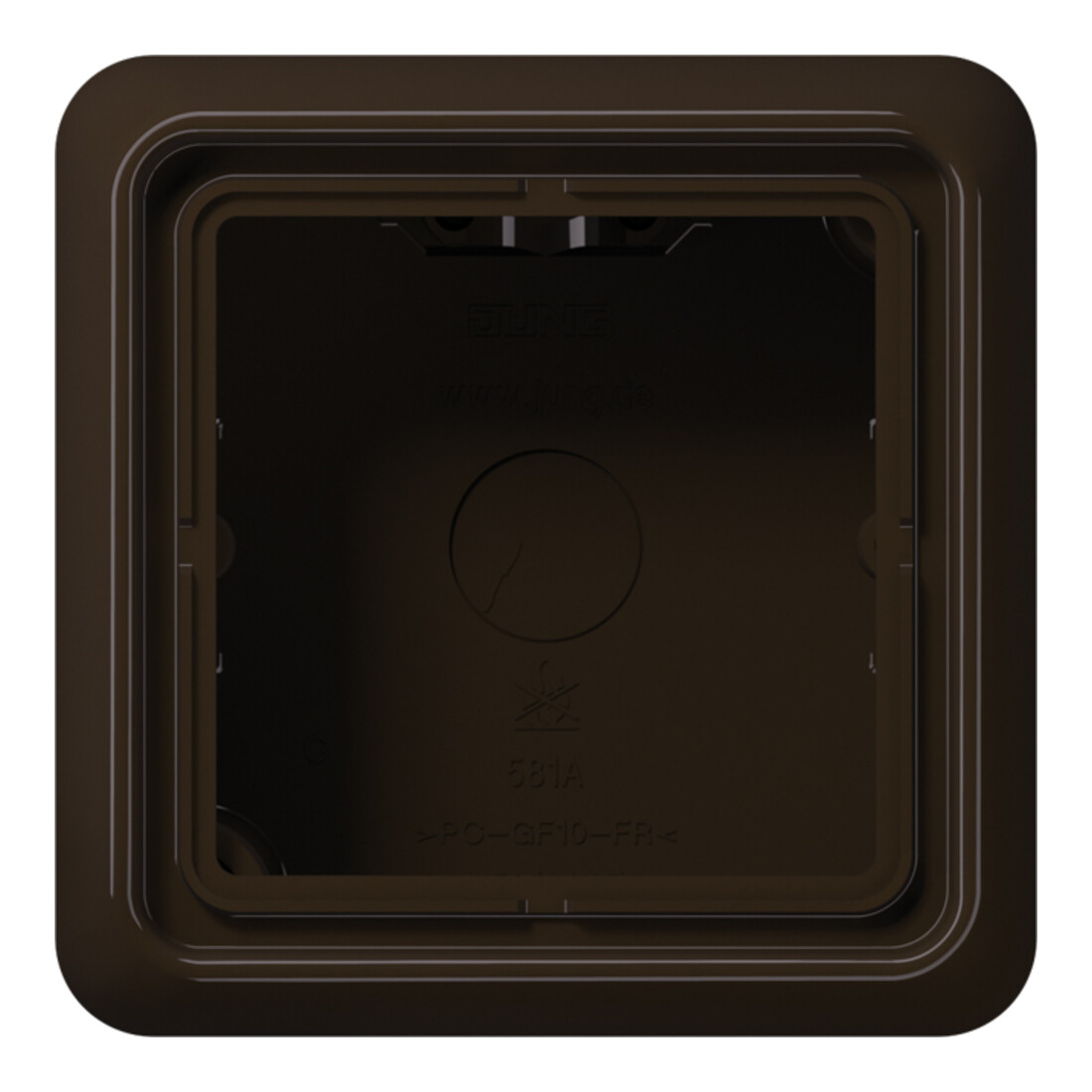 Jung AP-Capuchon 1 module cadre moulé CD 581 A
