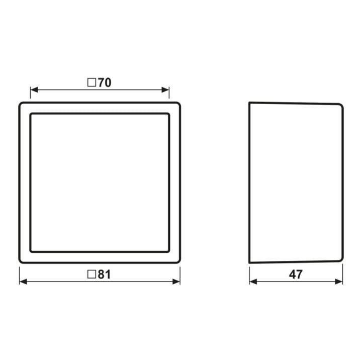 Jung AP-Kappe 1 poste blanc cadre moulé LS 581 A W