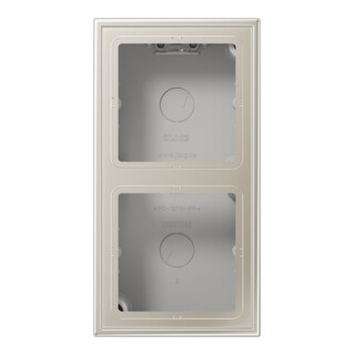 Jung AP-Kappe 2-fach eds lack angeformter Rahmen ES 2582 A-L