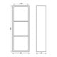 Jung AP-Kappe 3-fach eds lack angeformter Rahmen ES 2583 A-L