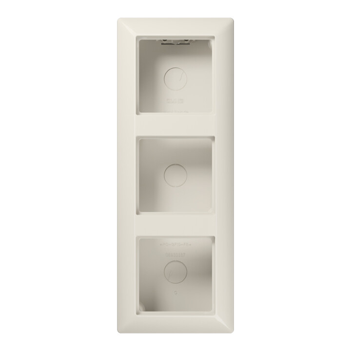 Jung AP-Kappe 3-fach ws angeformter Rahmen AS 583 A W