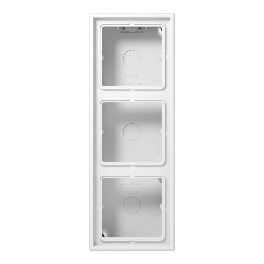 Jung AP-Kappe 3 voies cadre moulé LS 583 A WW