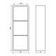 Jung AP-Kappe 3 voies cadre moulé LS 583 A WW