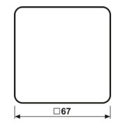 Jung Bascule br pour bouton-poussoir CD 590-4