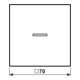 Jung Bascule pour bouton-poussoir ES 2990 KO5