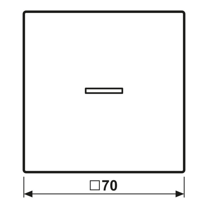 Jung Bascule pour bouton-poussoir ES 2990 KO5