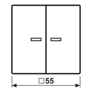 Jung Bascule pour bouton-poussoir KO AS102KO5WW-1