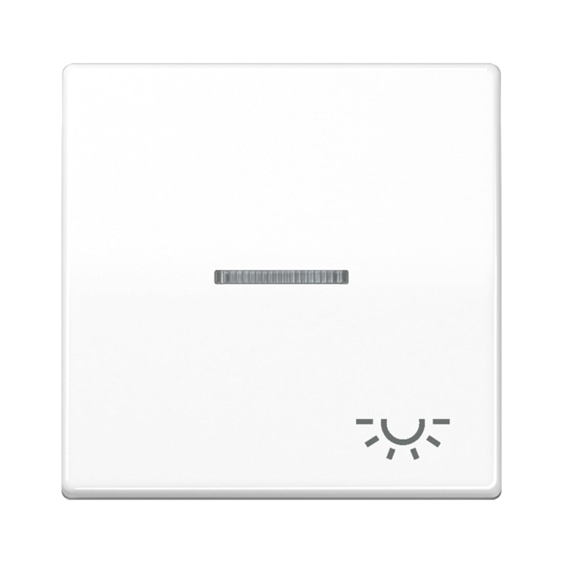 Jung Bascule symétrique LICHT/Lichtl.aw pour bouton-poussoir éclairé AS 591 KO5L WW