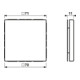 Jung Blind-Abdeckung lgr kompl.mit Tragring LS 994 B LG-3