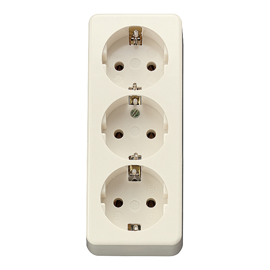Jung Bloc multiprises de table 3x 16A 250V sans décharge de traction 10 S 23 LA